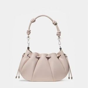 ♠️Kate Spade Pinch Pleated Convertible Crossbody Bag, Powdered Sugar Pink NWT